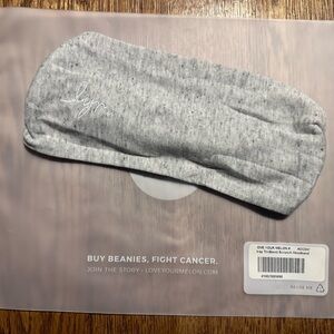 Love Your Melon LYM Gray tri-blend scrunch headband